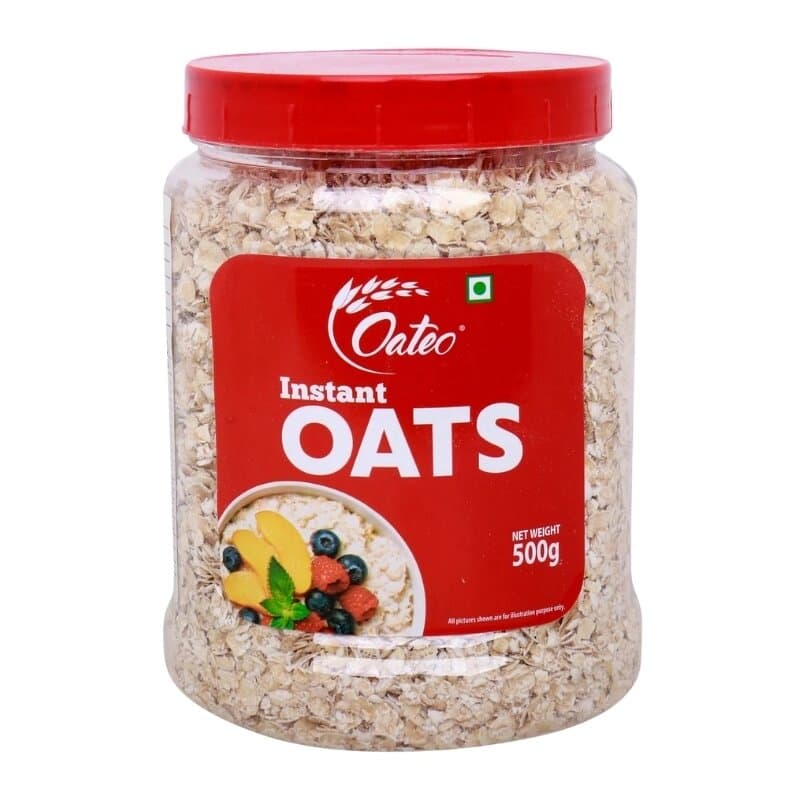 Oateo Oats 500 g Pouch 2 Pc + 500 g Tin