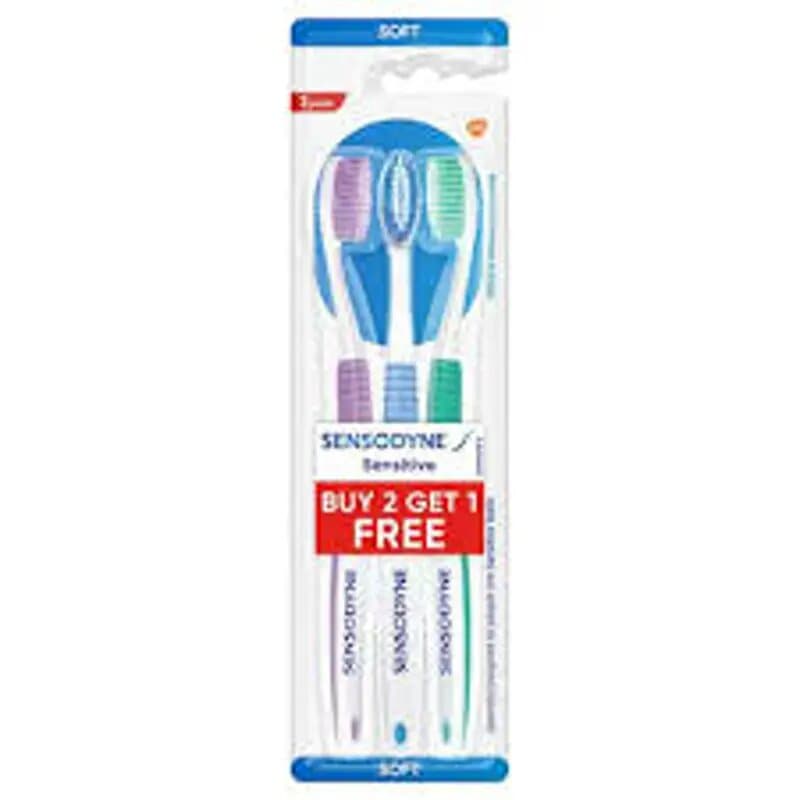 Sensodyne Sensitive Toothbrush Soft 2 + 1