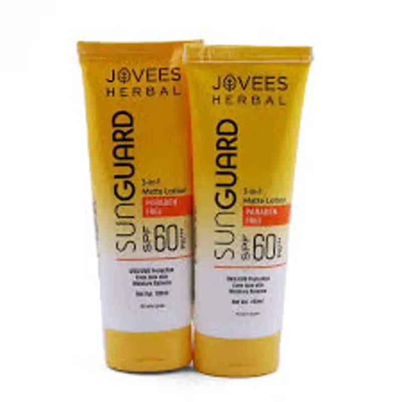 Jovees Sunguard Matte Lotion Spf60 2 x 100 mL