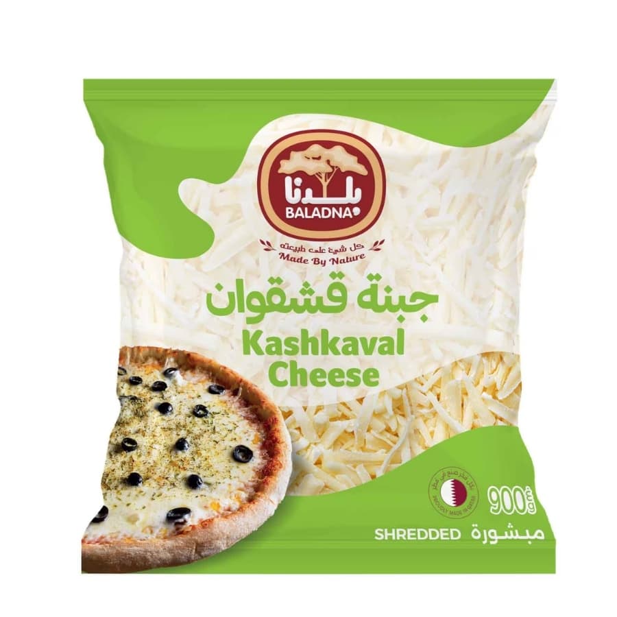 Baladna Full Fat Shredded Kashkaval Cheese 900 g