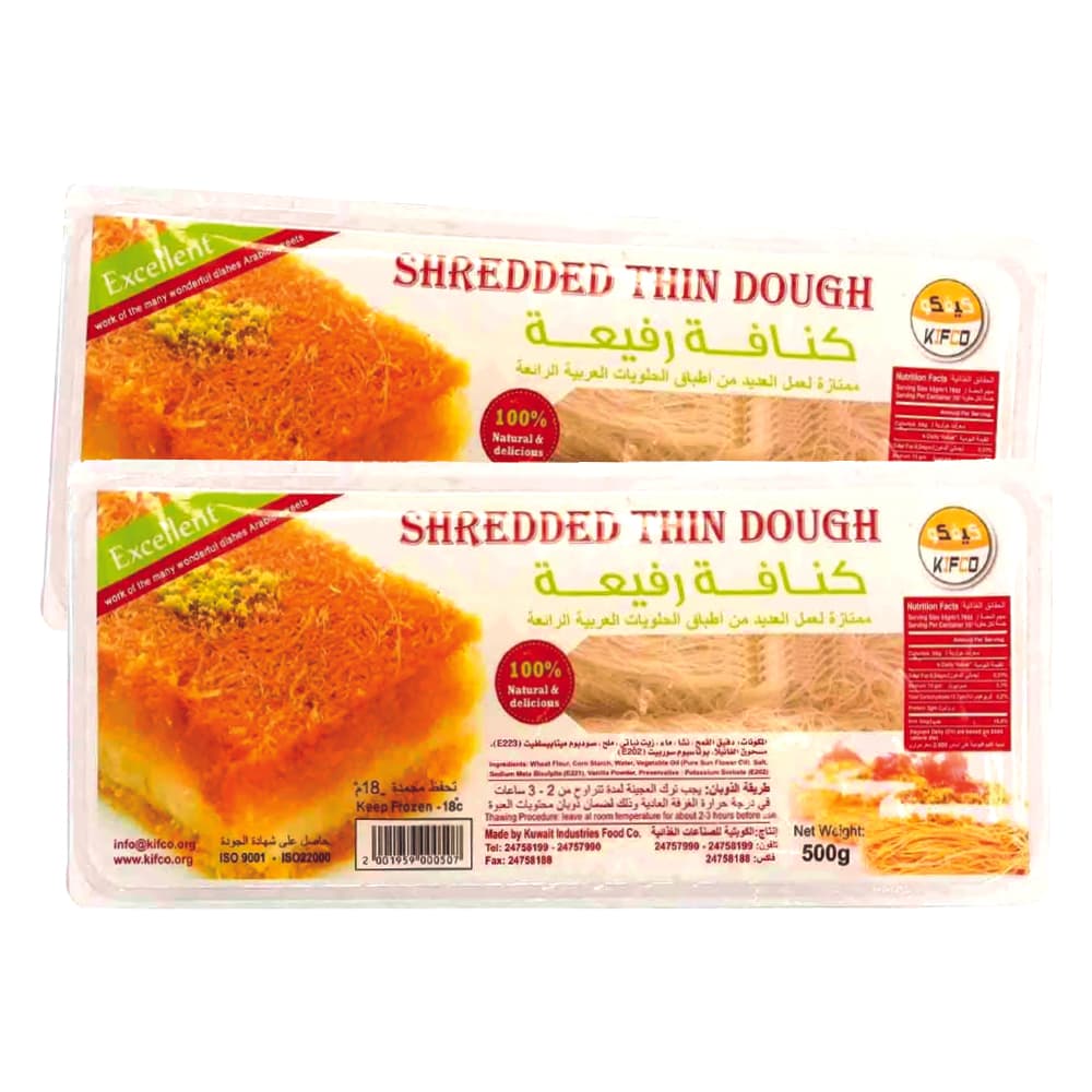 Kifco Shredded Kunafa 2 x 500 g Assorted