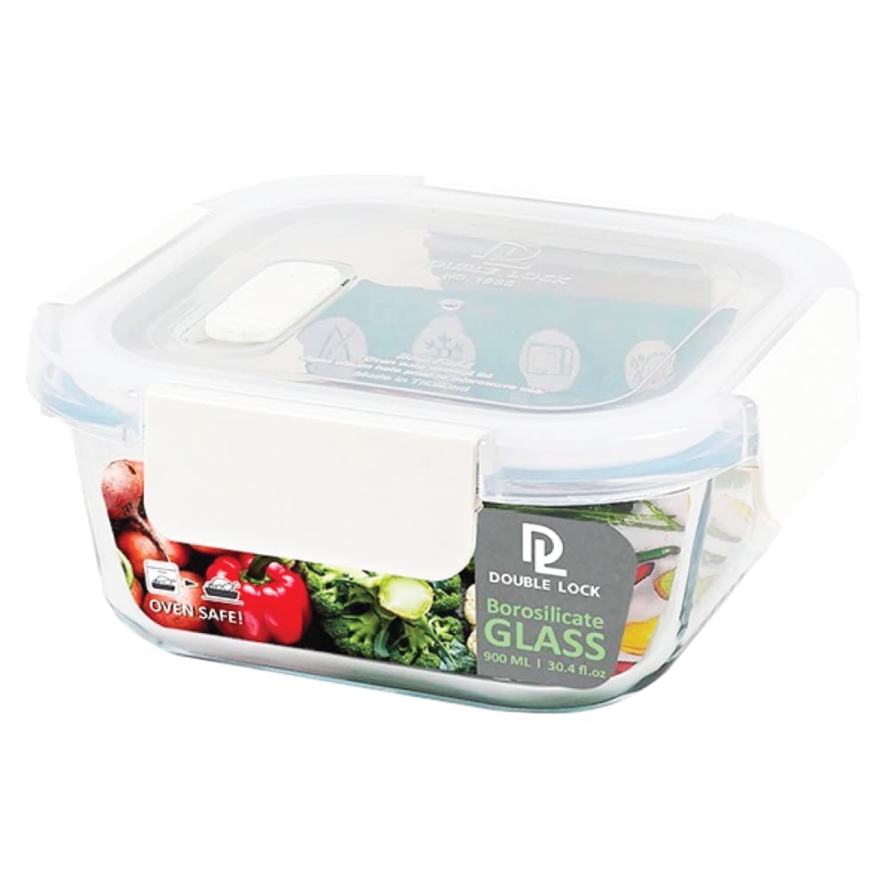 Homlee Food Keeper Glass 900 mL 1936a