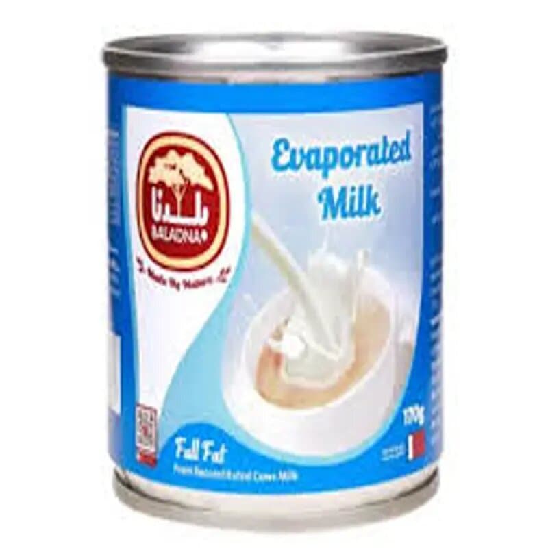 Baladna Full Fat Evaporated Milk 6 x 170 g