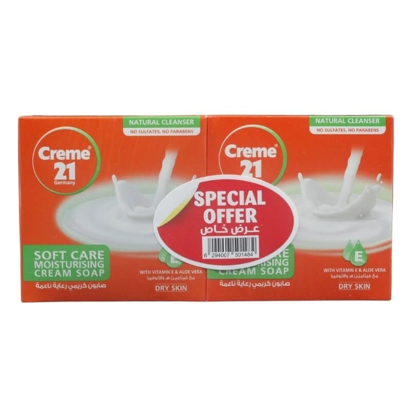 Creme 21 Cremey Soft Care Soap 4 x 125 g