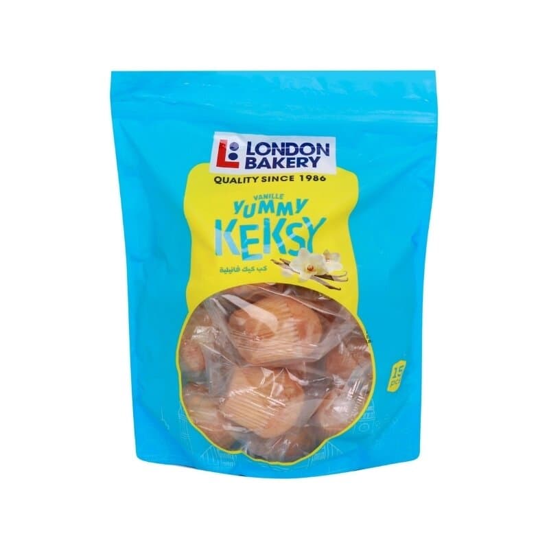 London Bakery Vanilla Cupcake -big Pouch 450 g