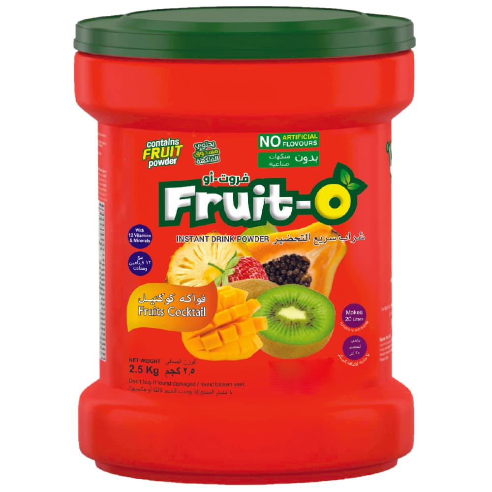 Fruit-o Instant Drink Cocktail (Natural) 2.5 Kg