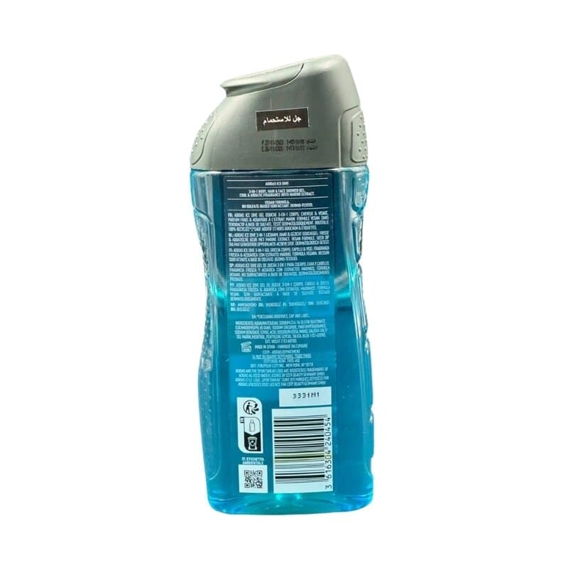 Adidas Shower Gel 3 In 1 Ice Dive 250 mL