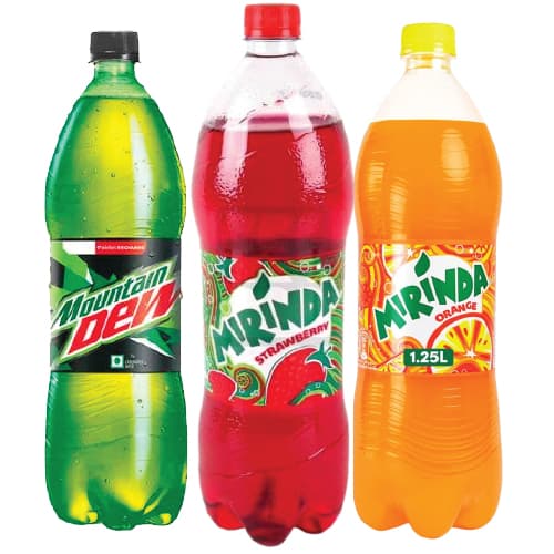 Mountain Dew Assorted 1.25 L x 3