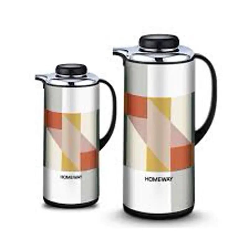 Homeway Hot & cold Vacuum Flask 2 Pc 1 L& 1.3 L - Hw3760