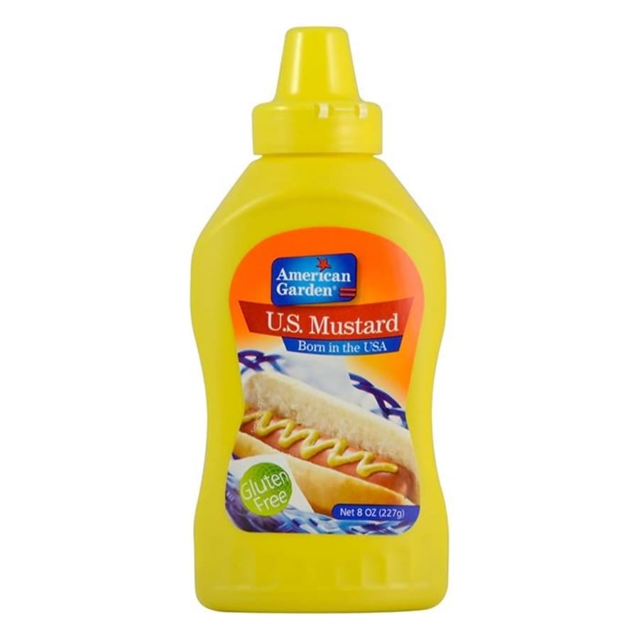 American Garden Yellow Mustard Sq 8 oz