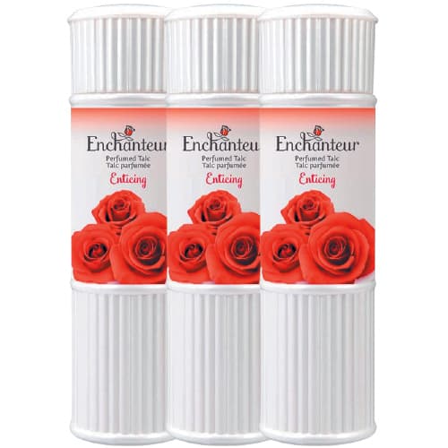 Enchanteur Perfumed Talc 3 x 225 g Assorted