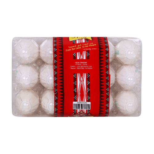 ICH Alda Qatar Fresh White Eggs 15 Pc
