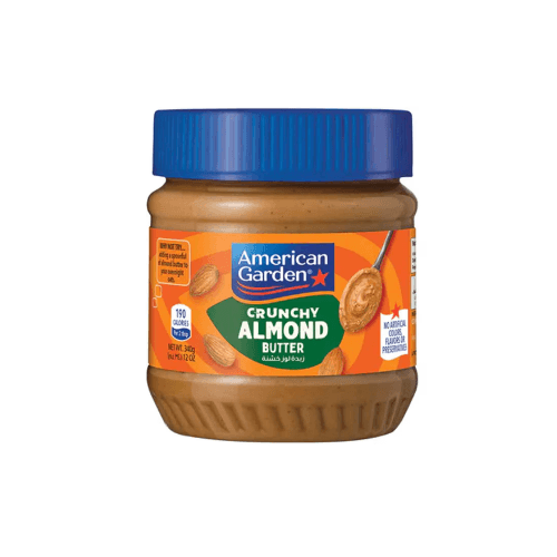 American Garden Crunchy Almond Butter 340 g