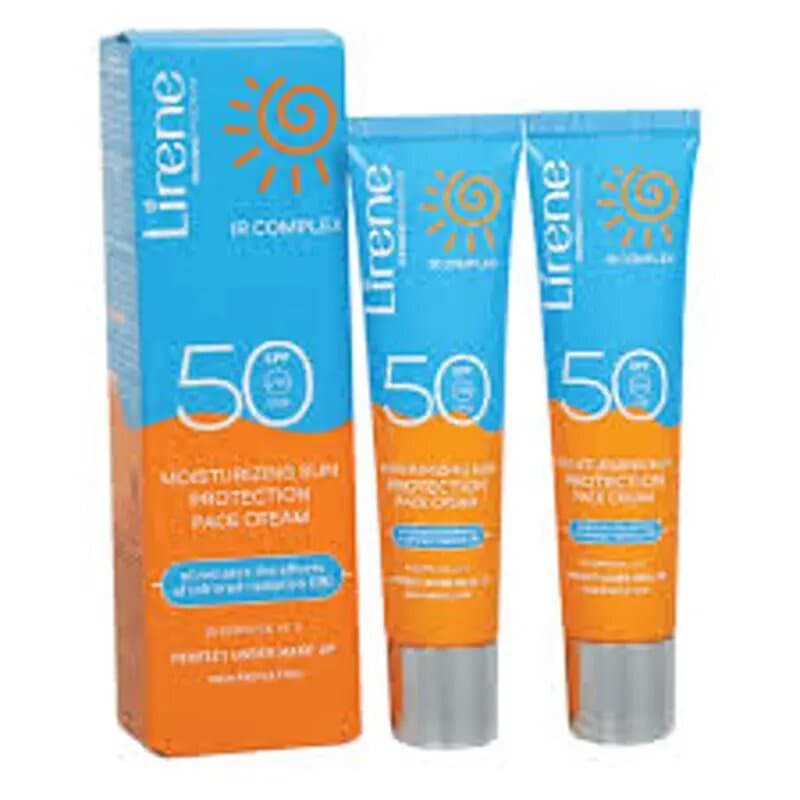 Lirene Protective Spf50 Face Cream 2 x 40 mL