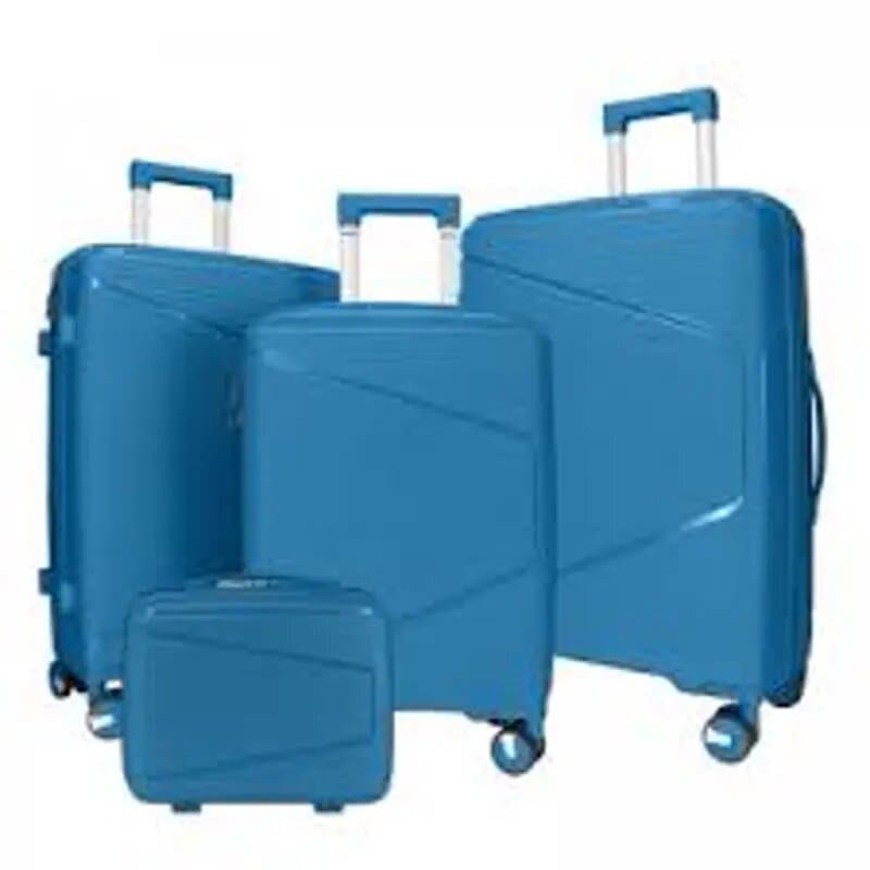 Omaska Double Zipper And Handle Abs Trolley 28"