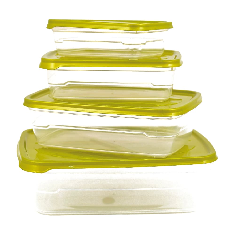 Solitaire Container 4 Pc Set 650+1250+2200+3500 mL