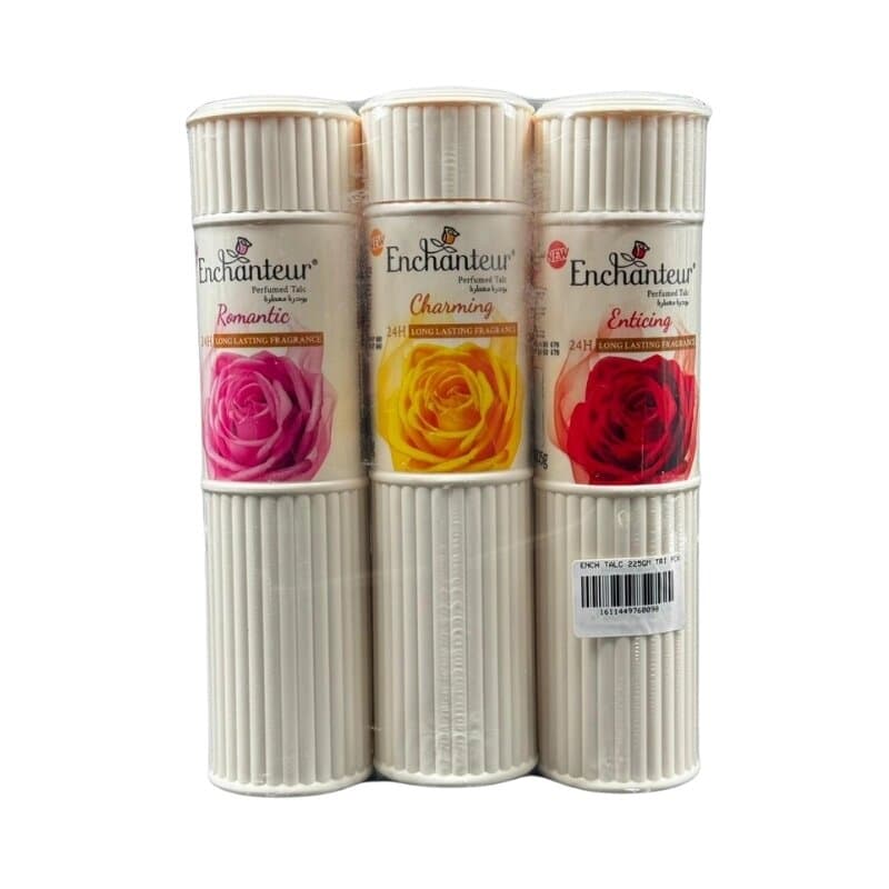 Enchanteur Talc 3 x 225 g Assorted