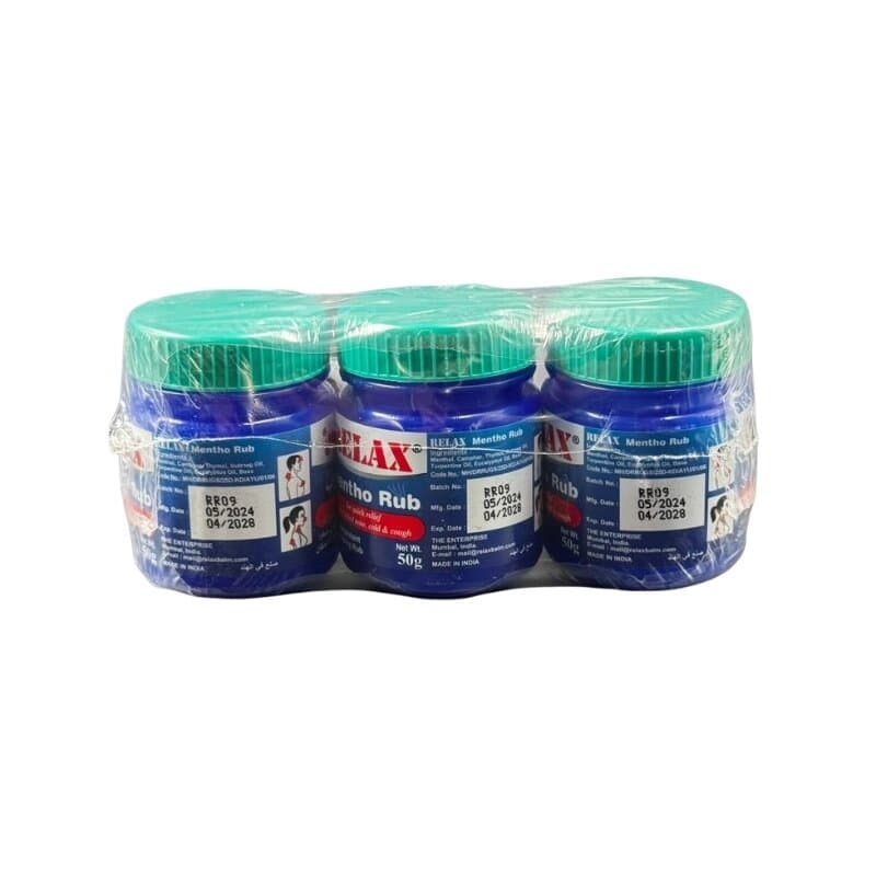 Relax Mentho Rub 3 x 50 g