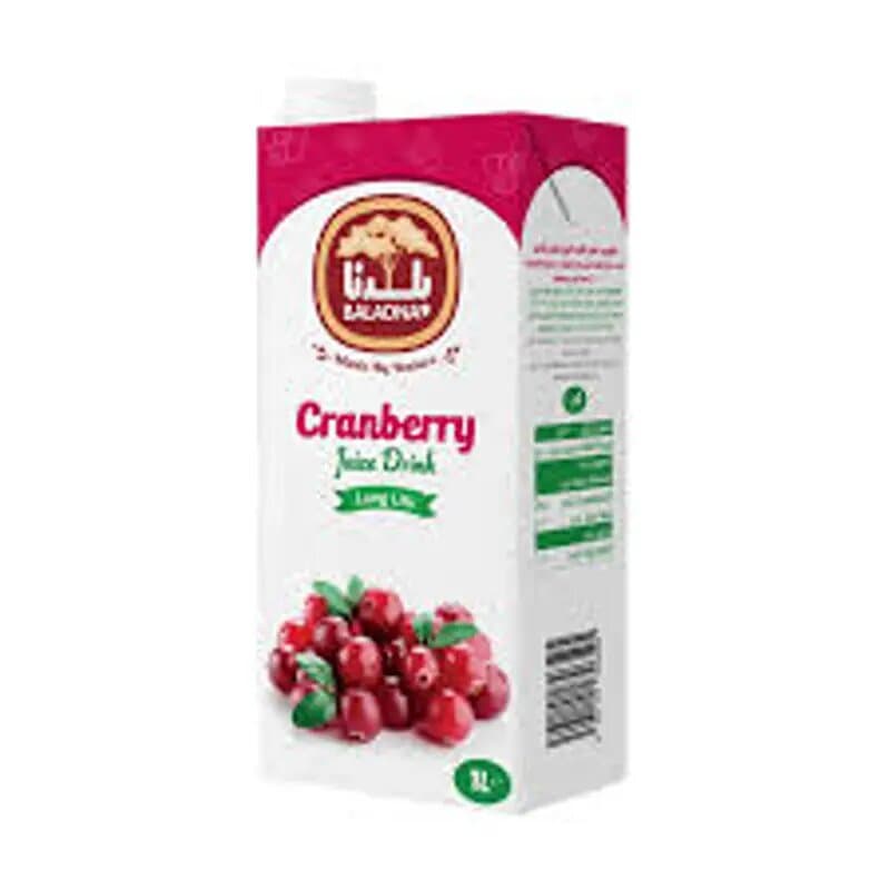 Baladna Long Life Cranberry Juice 1 L