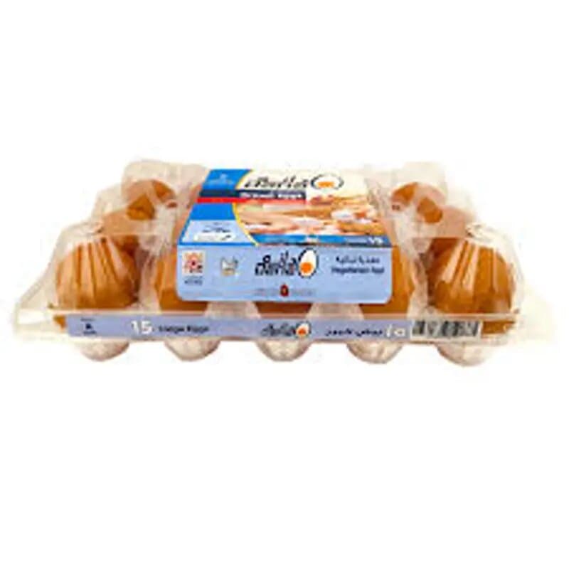 Dana Medium Brown Egg 15 Pc