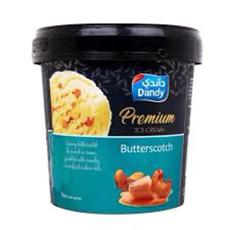 Dandy Ice Cream Butterscotch Tub 1 L