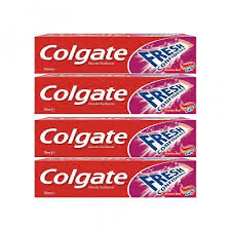 Colgate Tooth Paste Fresh Confidnce Red 4 x 75 mL