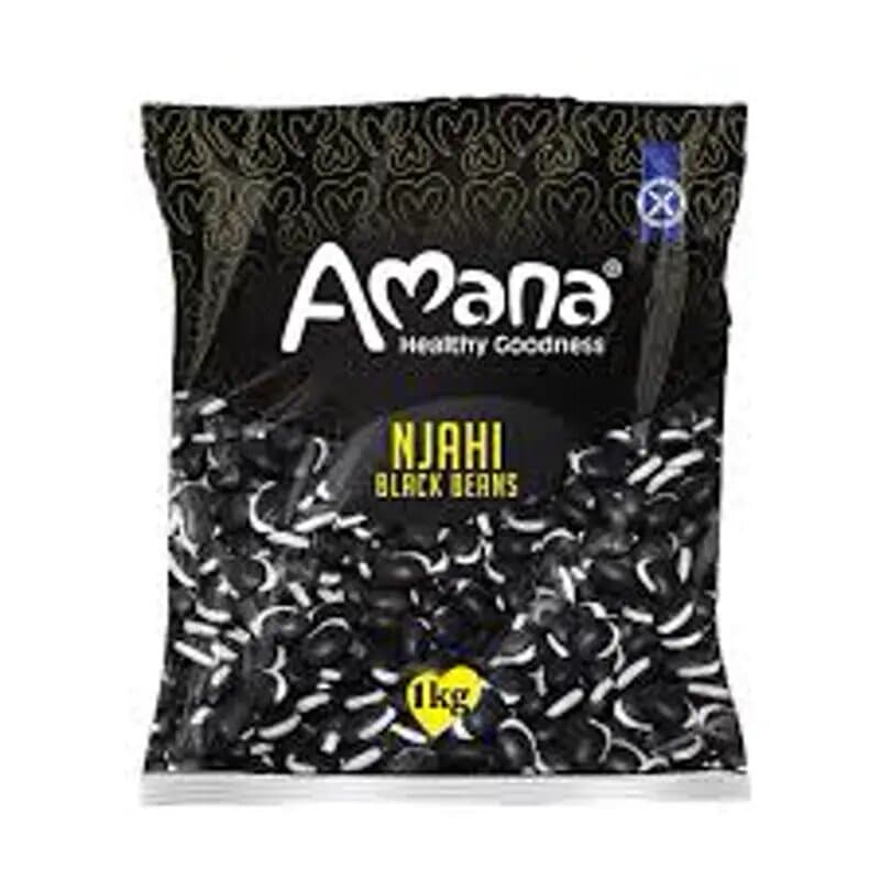 Kmt Amana Njahi Black Beans 1 Kg
