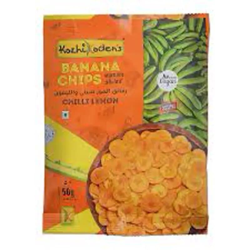 Kozhikoden Banana Chilly Lemon Chips 50 g