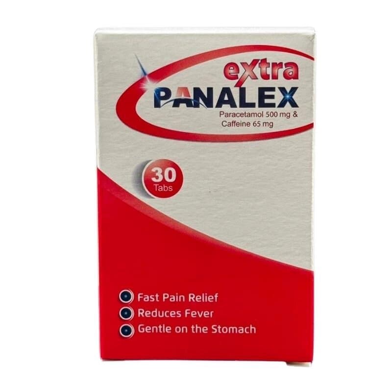 Panalex Extra Paracetamol 500mg & Caffein 65mg 30 Pc