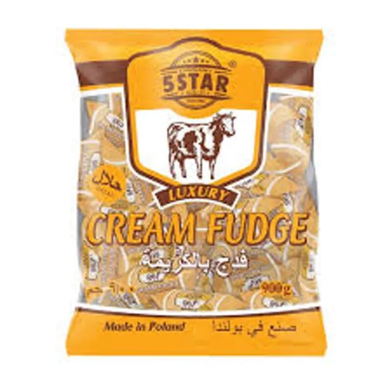 5 Star Luxury Cream Fudge 900 g